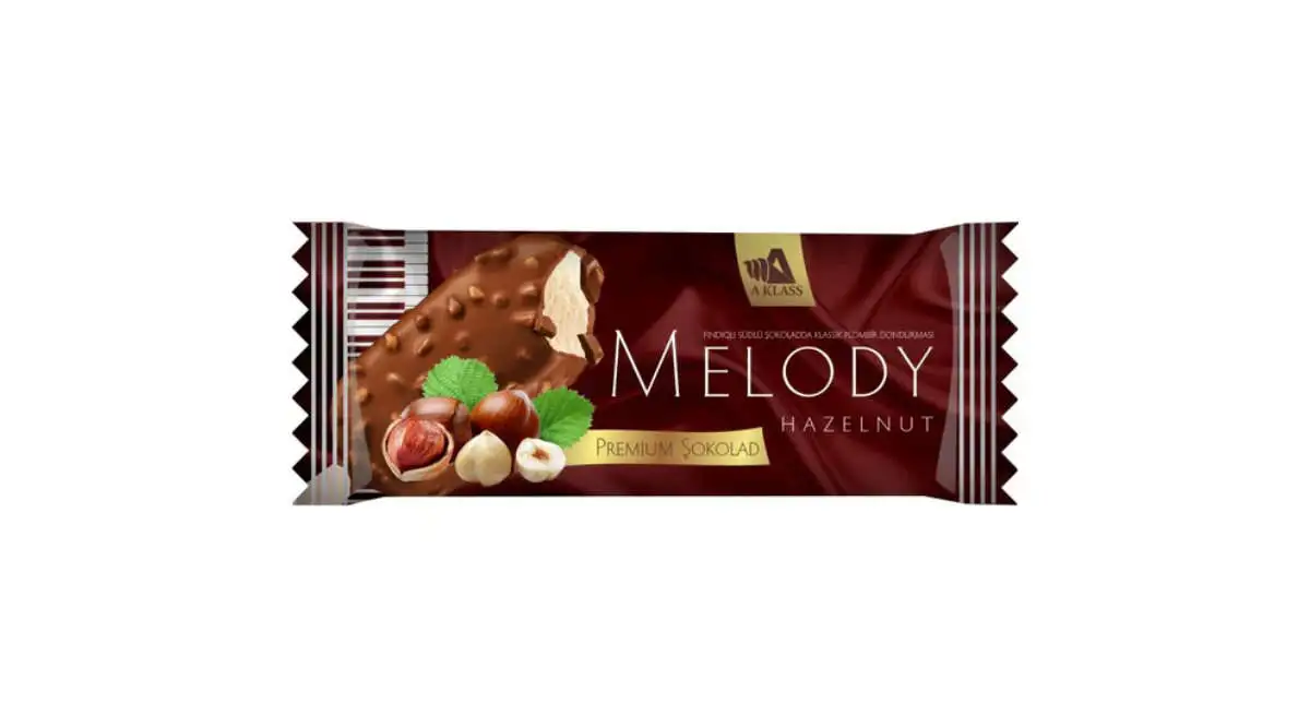 MELODY ESKIMO, KLASSIK PLOMBIR FINDIQLI SOKOLADLA 