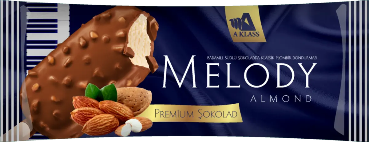 MELODY ESKIMO, KLASSIK PLOMBIR BADAMLI SOKOLADLA 8