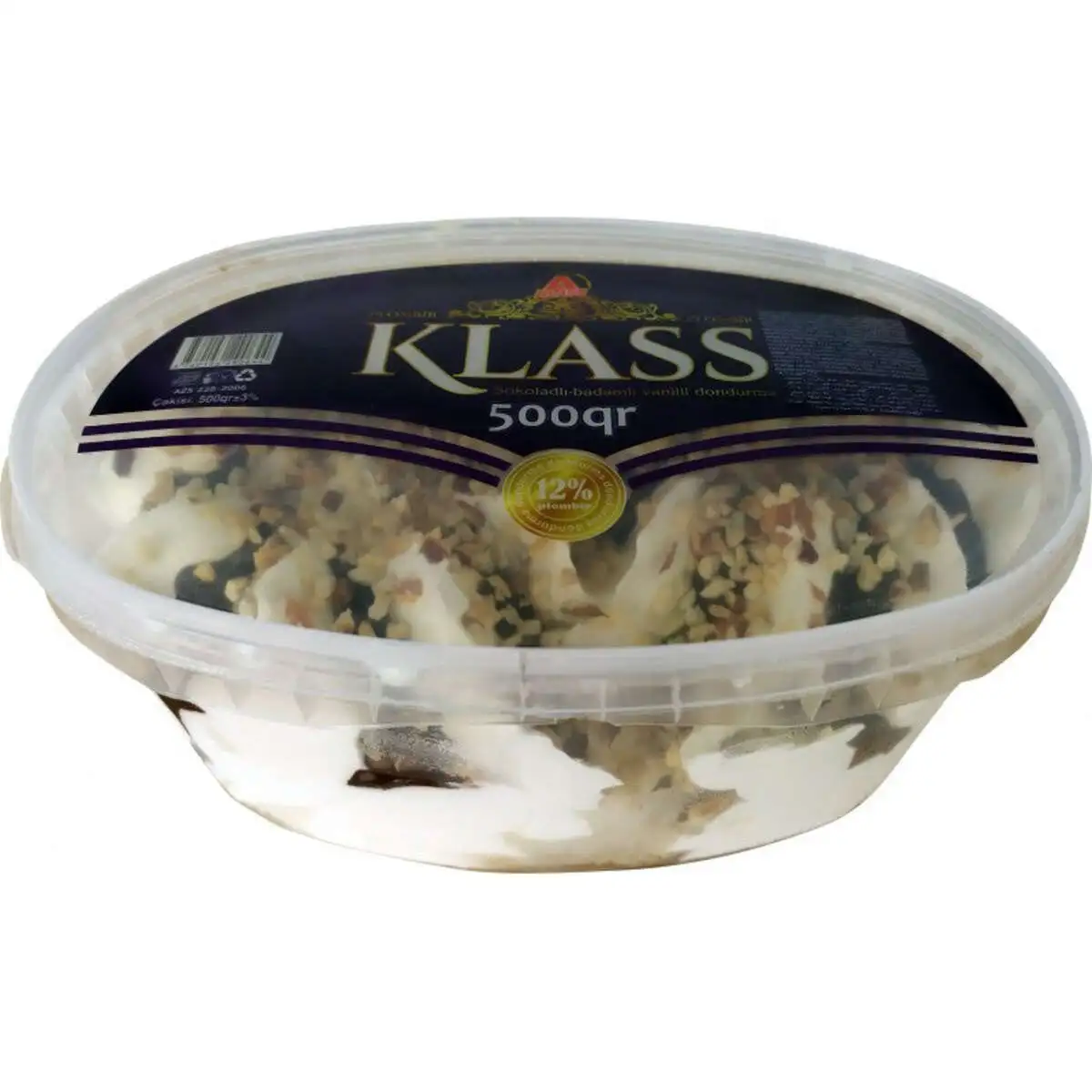 DONDURMA KLASS KLASSIK PLOMBIR SOK BADAM 500 QR