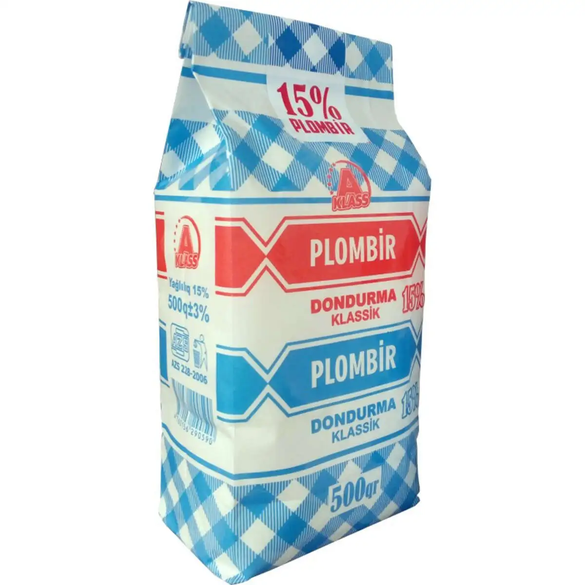 DONDURMA A KLASS PLOMBIR KLASSIK PAKET 500 QR