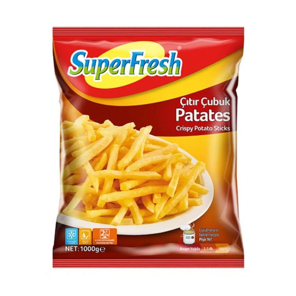 SUPERFRESH PATATES 1000GR CHITIR 5204