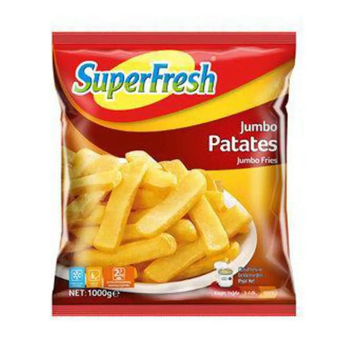 SUPERFRESH PATATES JUMBO 1000GR 6782