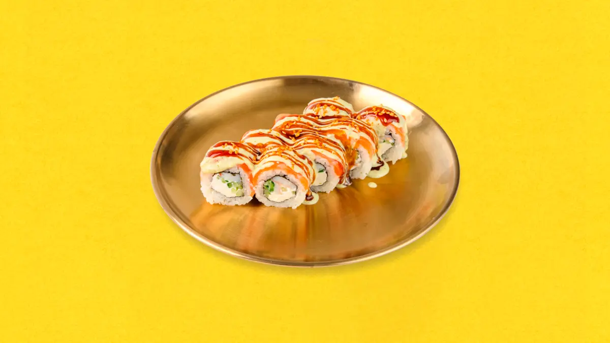 Ролл лосось-халапеньо