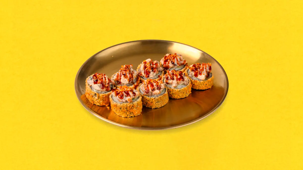 Темпура ролл  угорь-трюфель