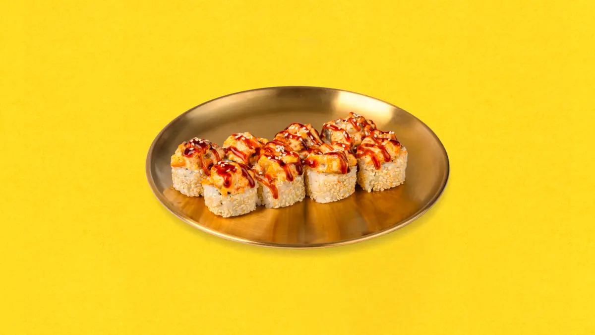 Запеченный ролл угорь 