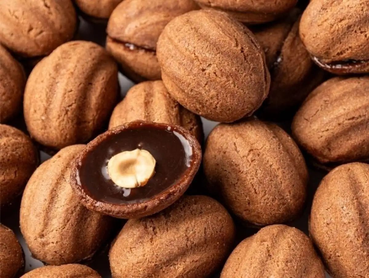 Орешки шоколадные с нутеллой и фундуком