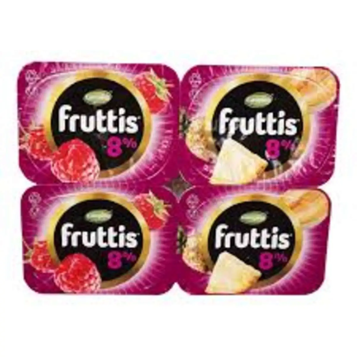 YOGURT FRUTTIS SUPER EKS.MALINA-ANANAS 8% 115GR