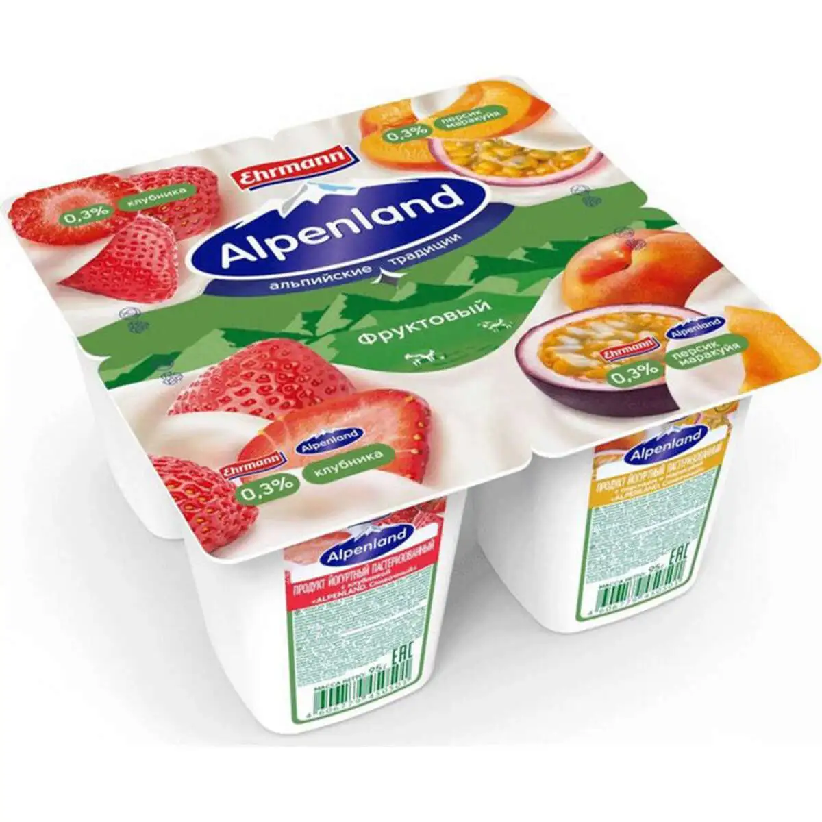 YOGURT ALPENLAND CIYELEK/SHAFTALI 95GR