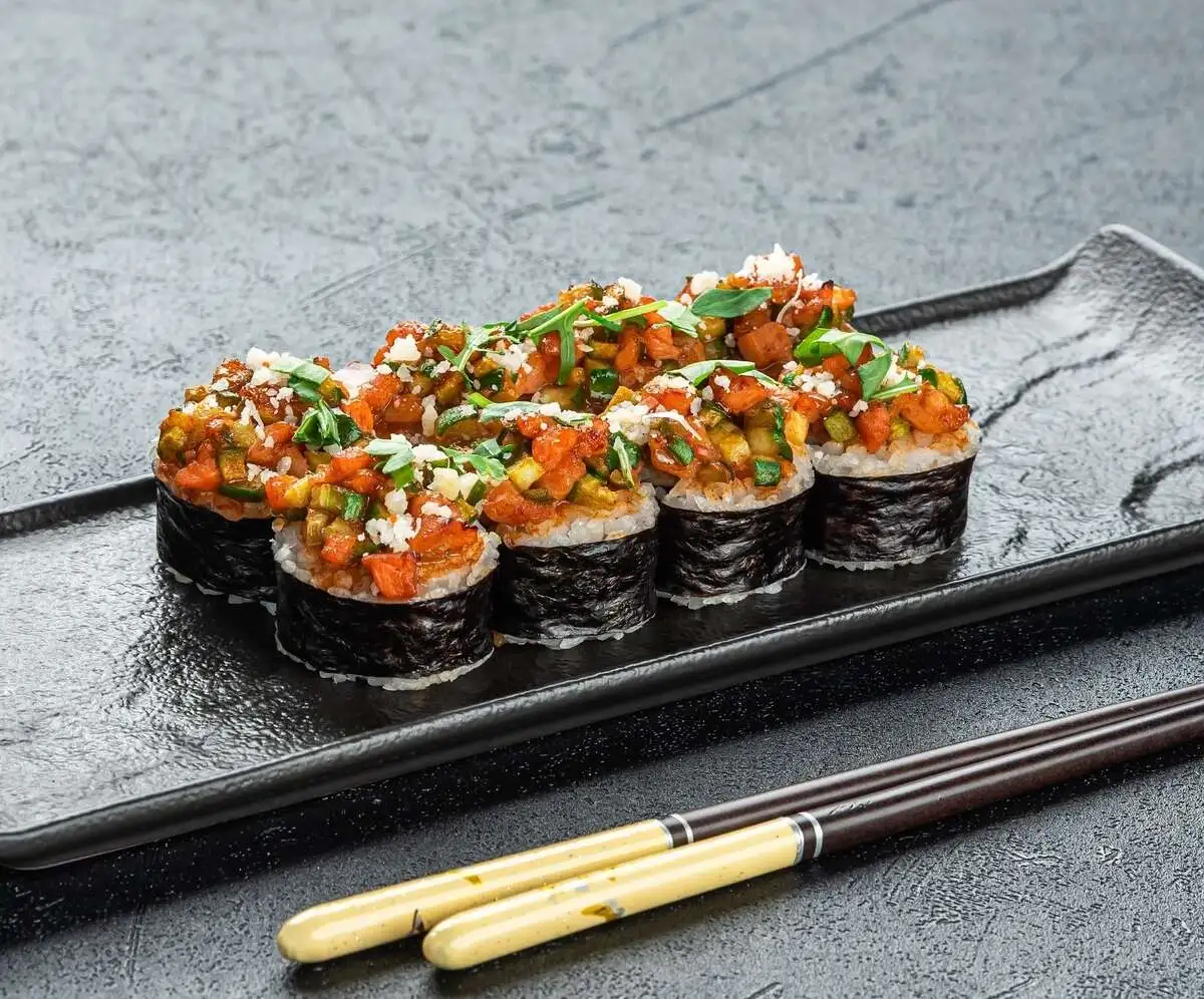 Тартар лосось хот