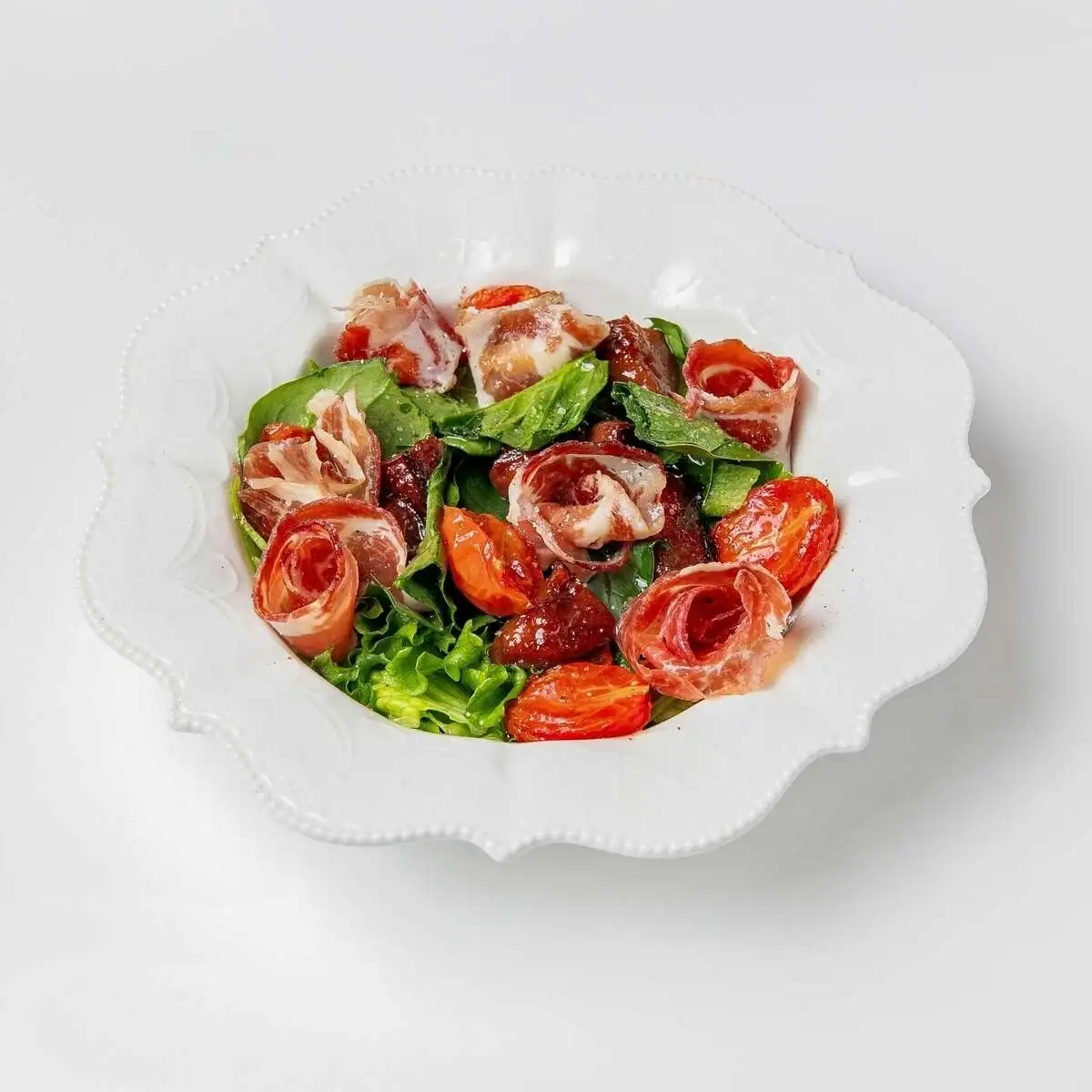 Салат с копой и сливой