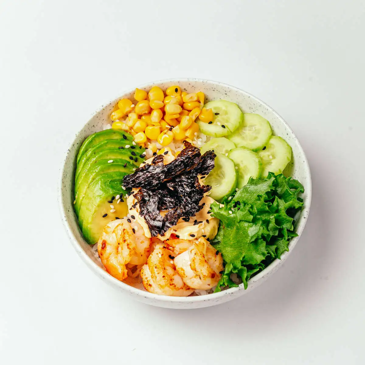 Боул с креветкой  