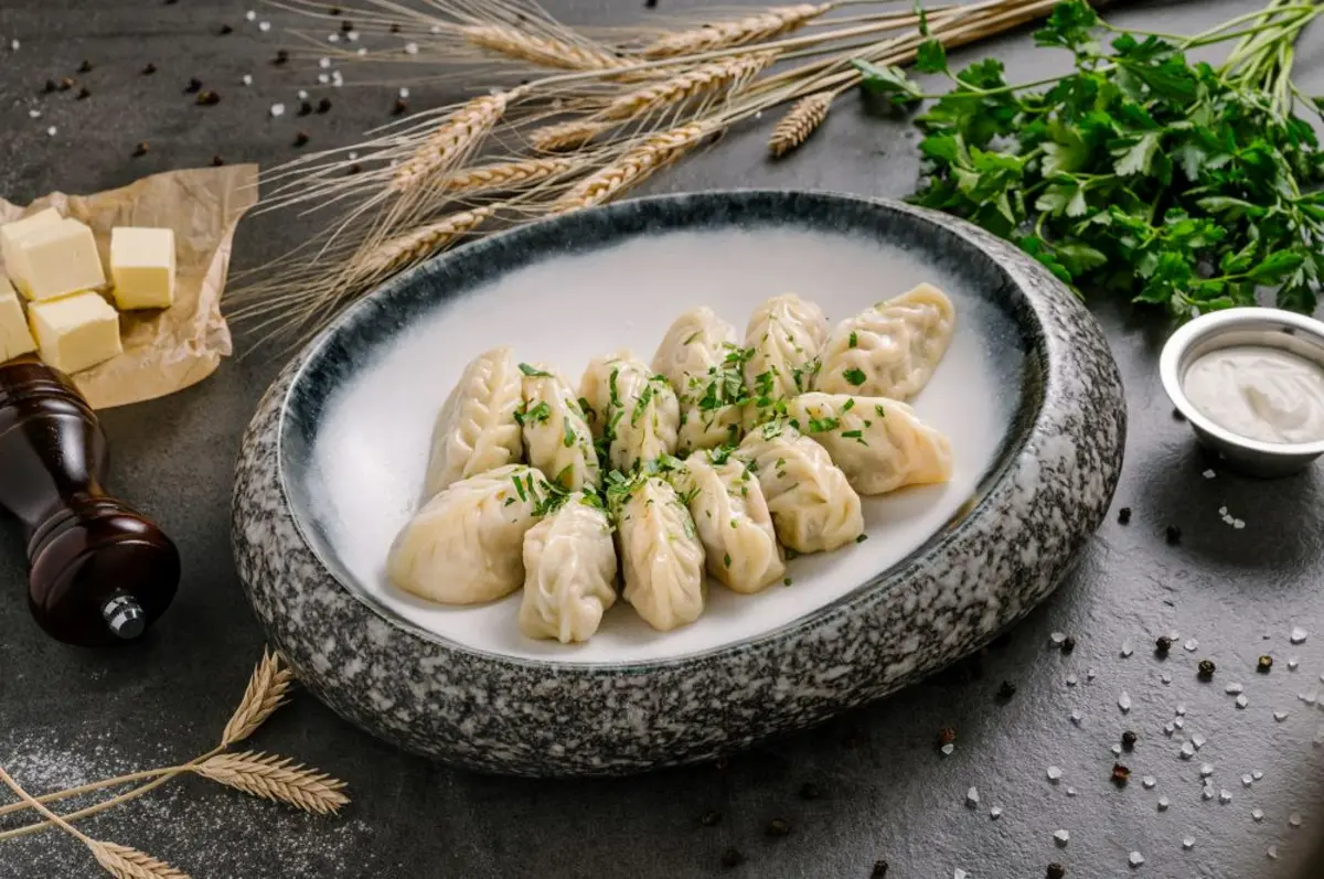 (сметана) ПЕЛЬМЕНИ С САЗАНОМ