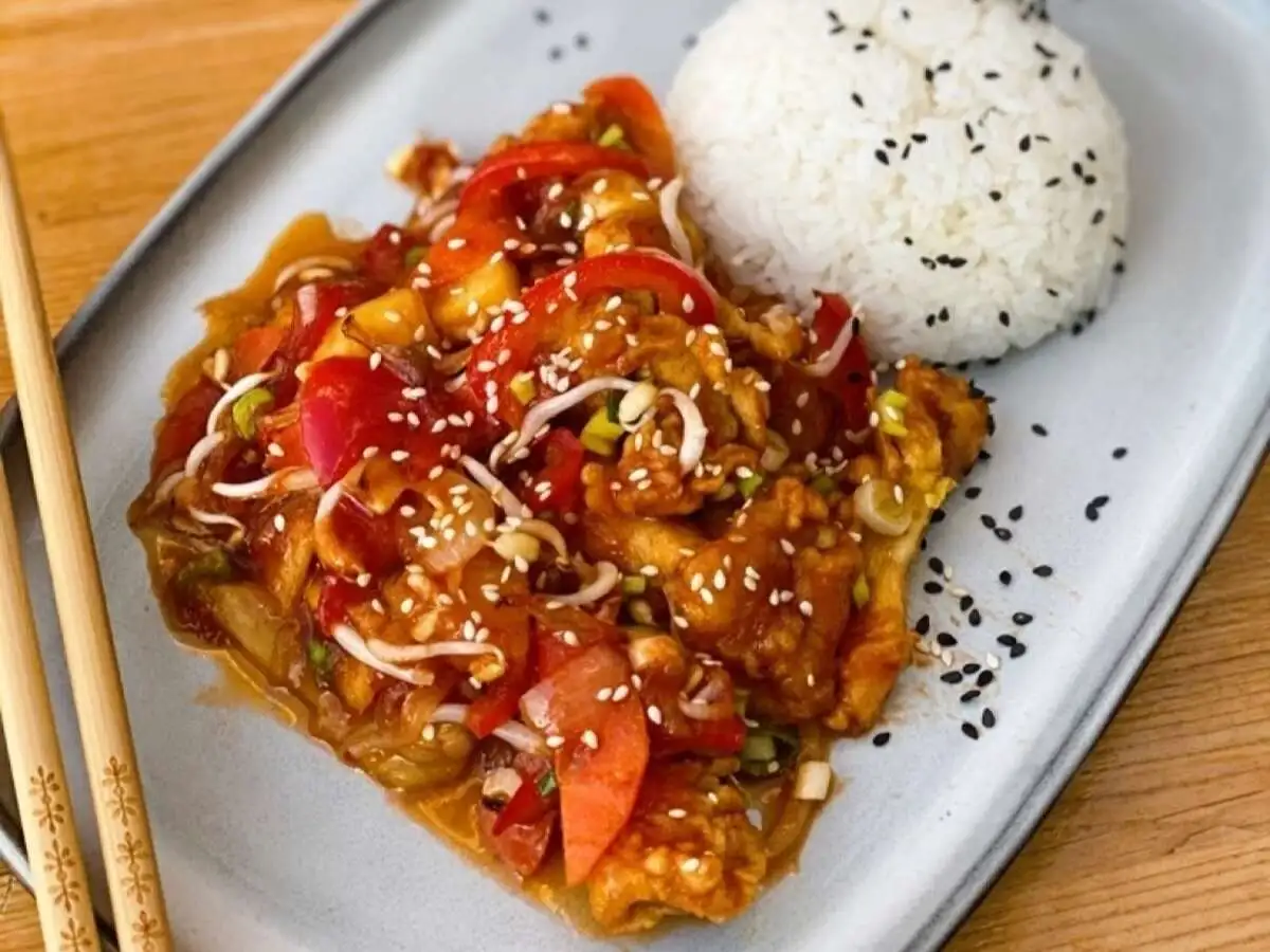 Курица в кисло-сладком