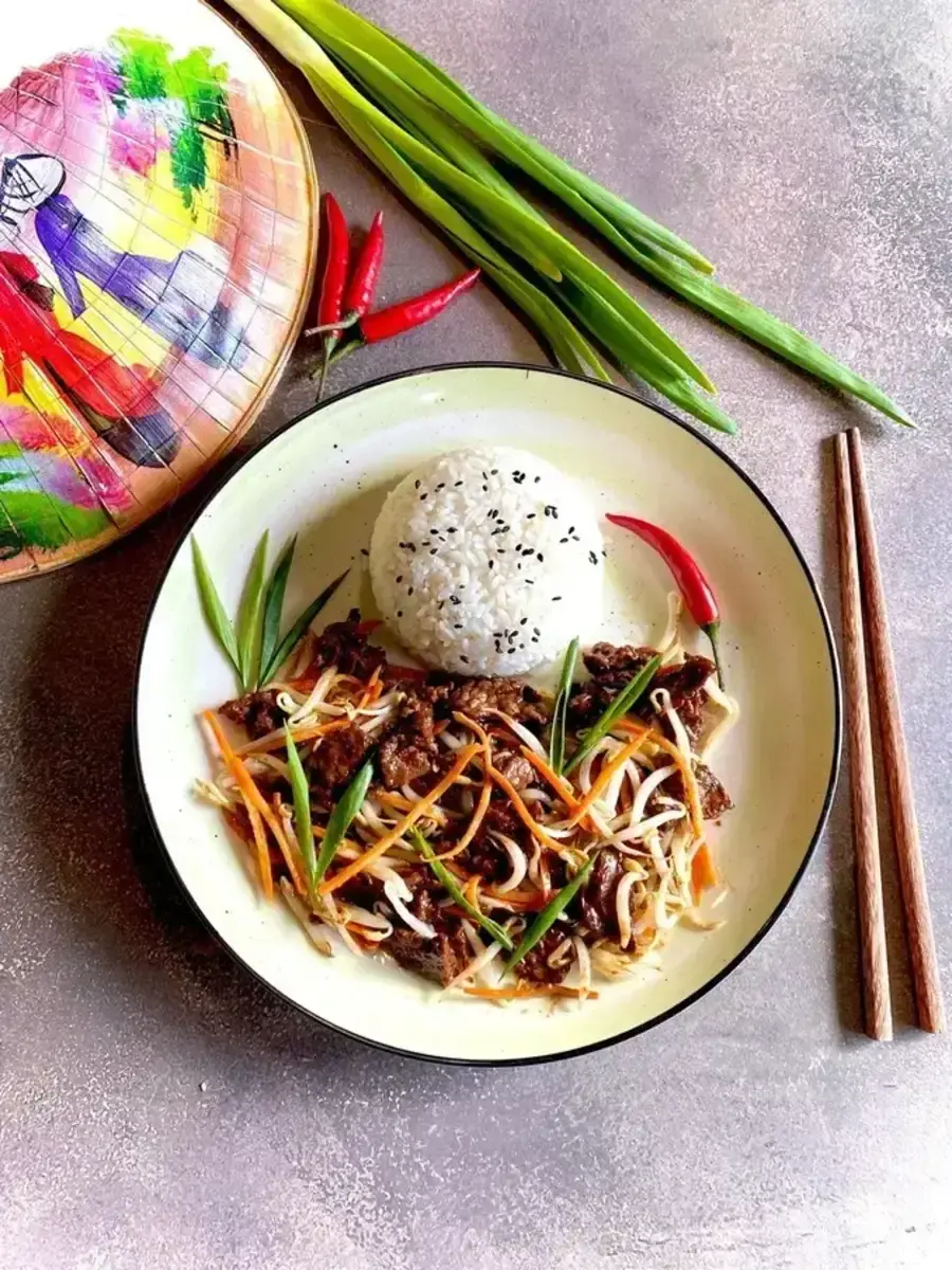 Говядина в устричном соусе