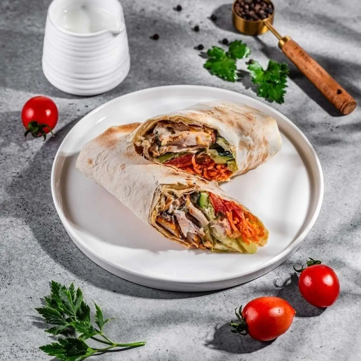 Курица в лаваше