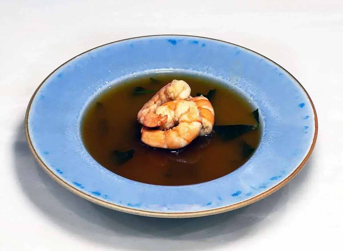 Мисо-суп с креветкой