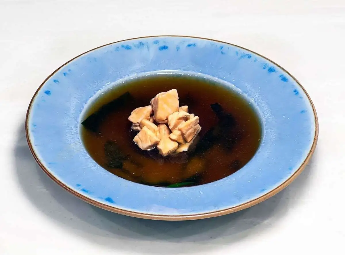 Мисо-суп с лососем