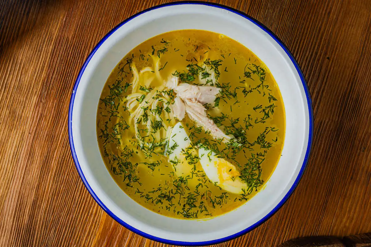 Суп с курицей (детское)