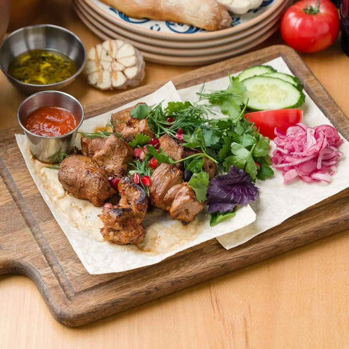 Мцвади из бедра индейки