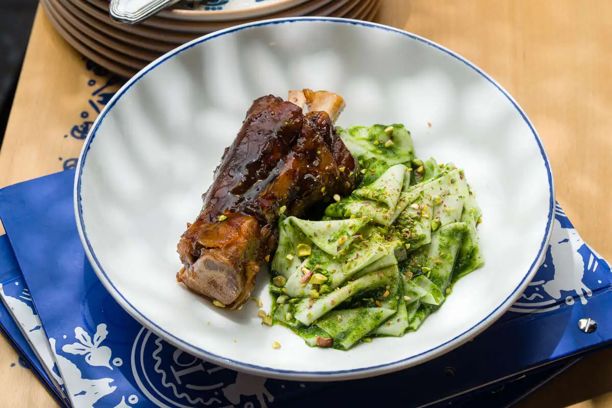 Хинкал с томленой голенью