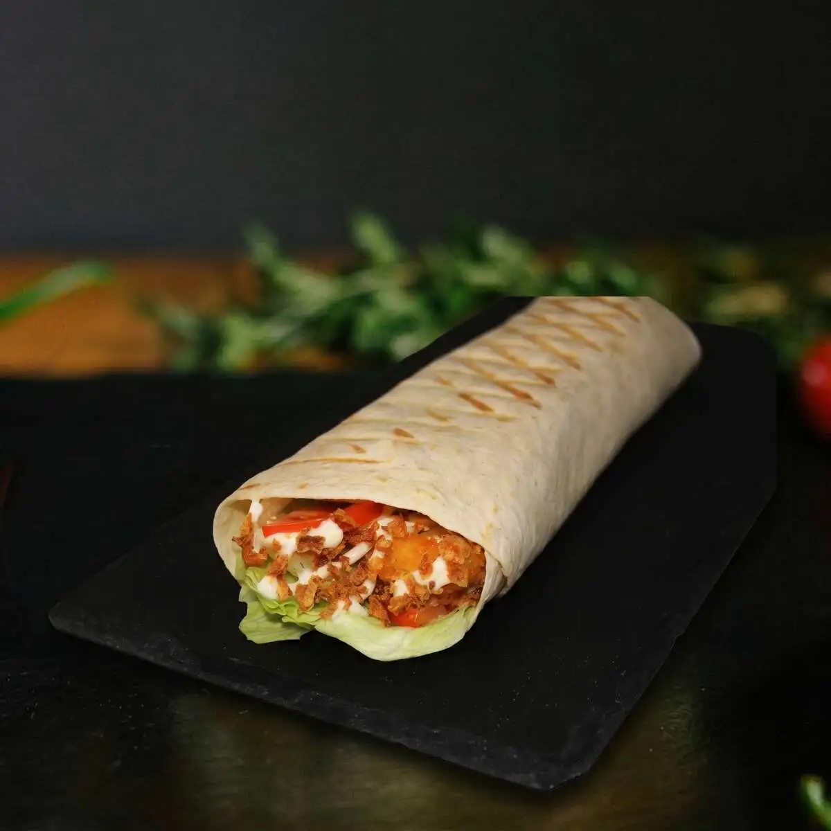 Цезарь ролл в тортильи