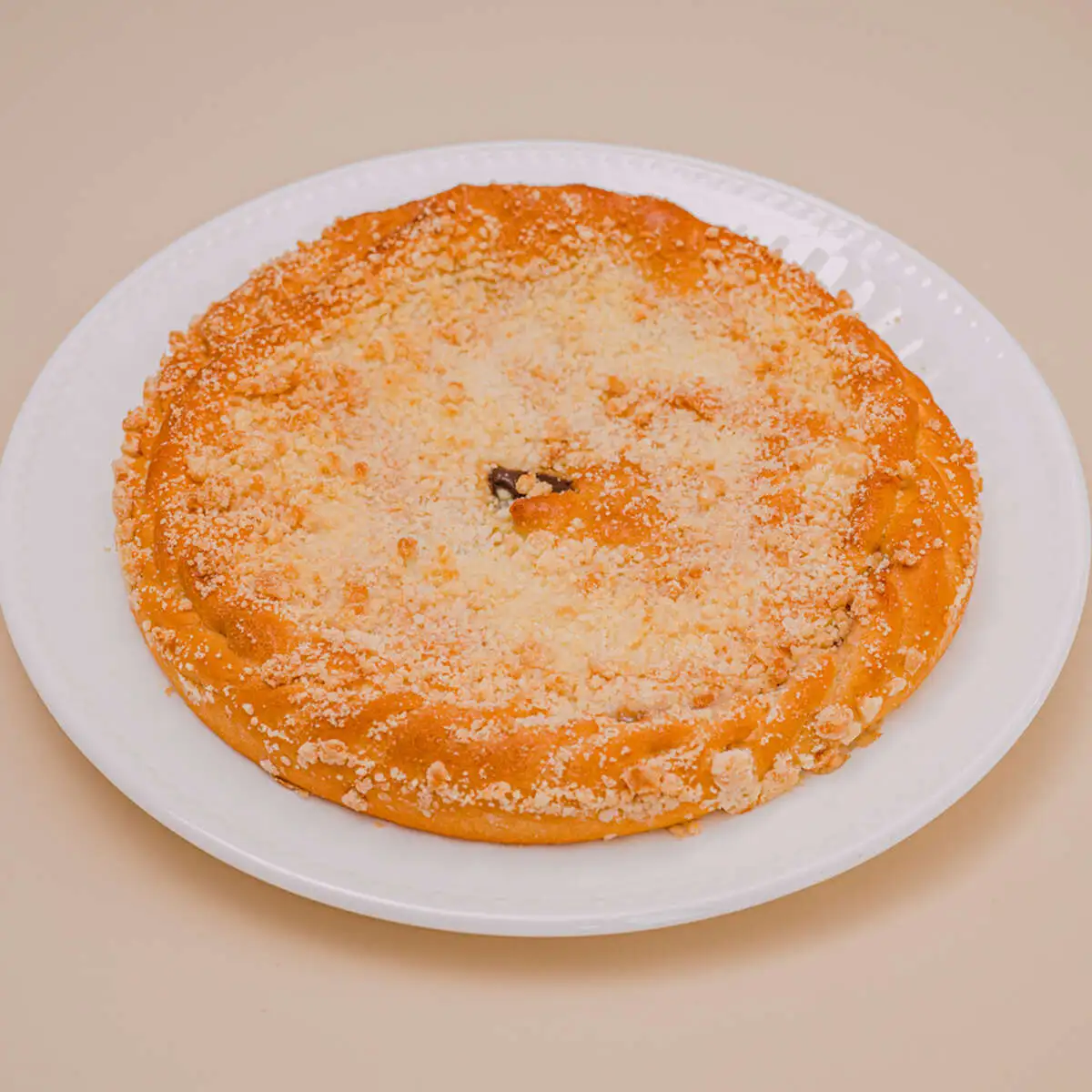 Пирог с бананом и шоколадом