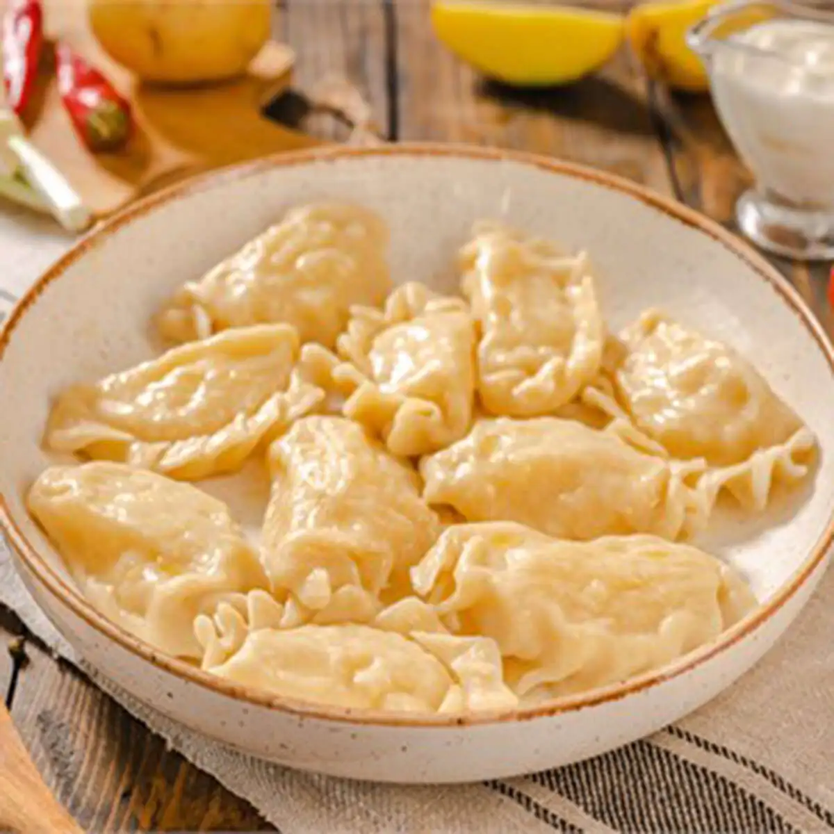 Вареники с картофелем