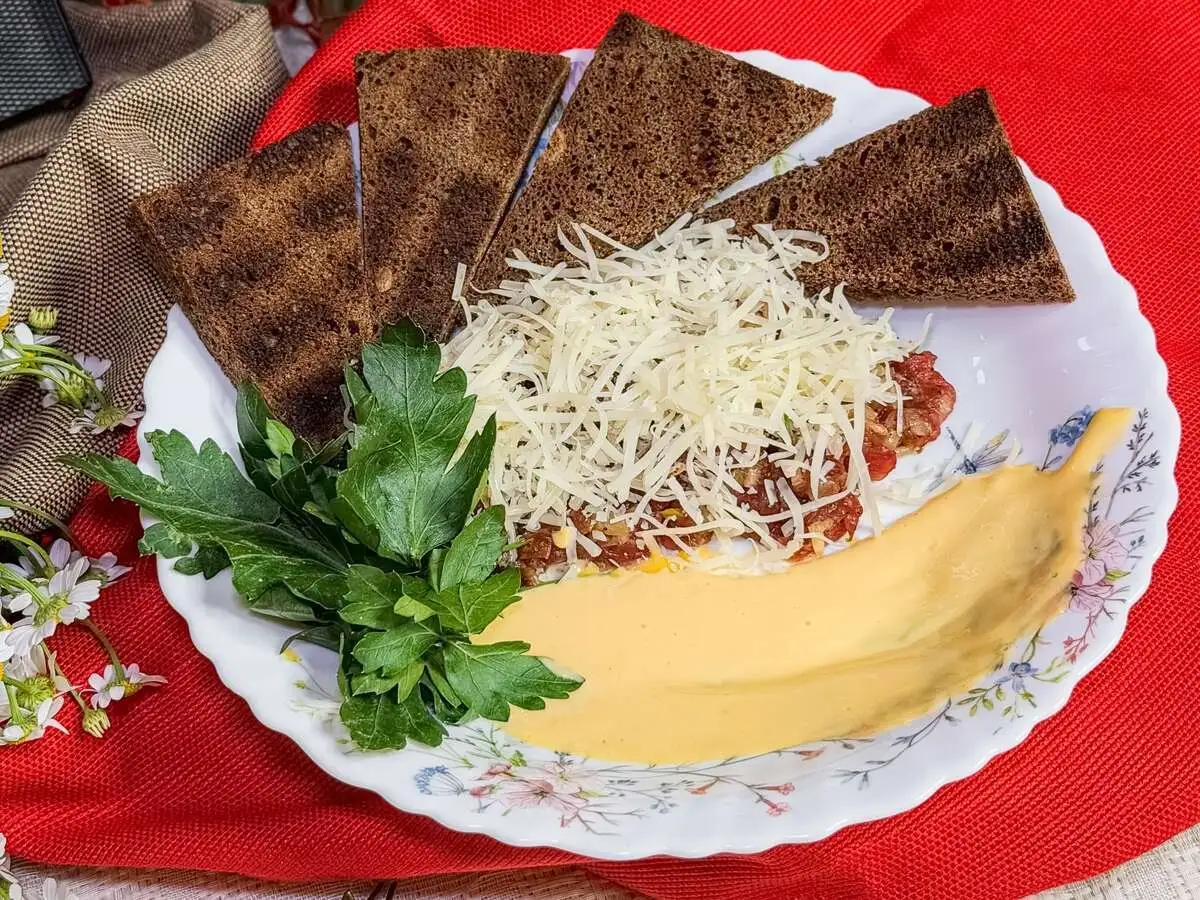 Закуска из рубленной говядины