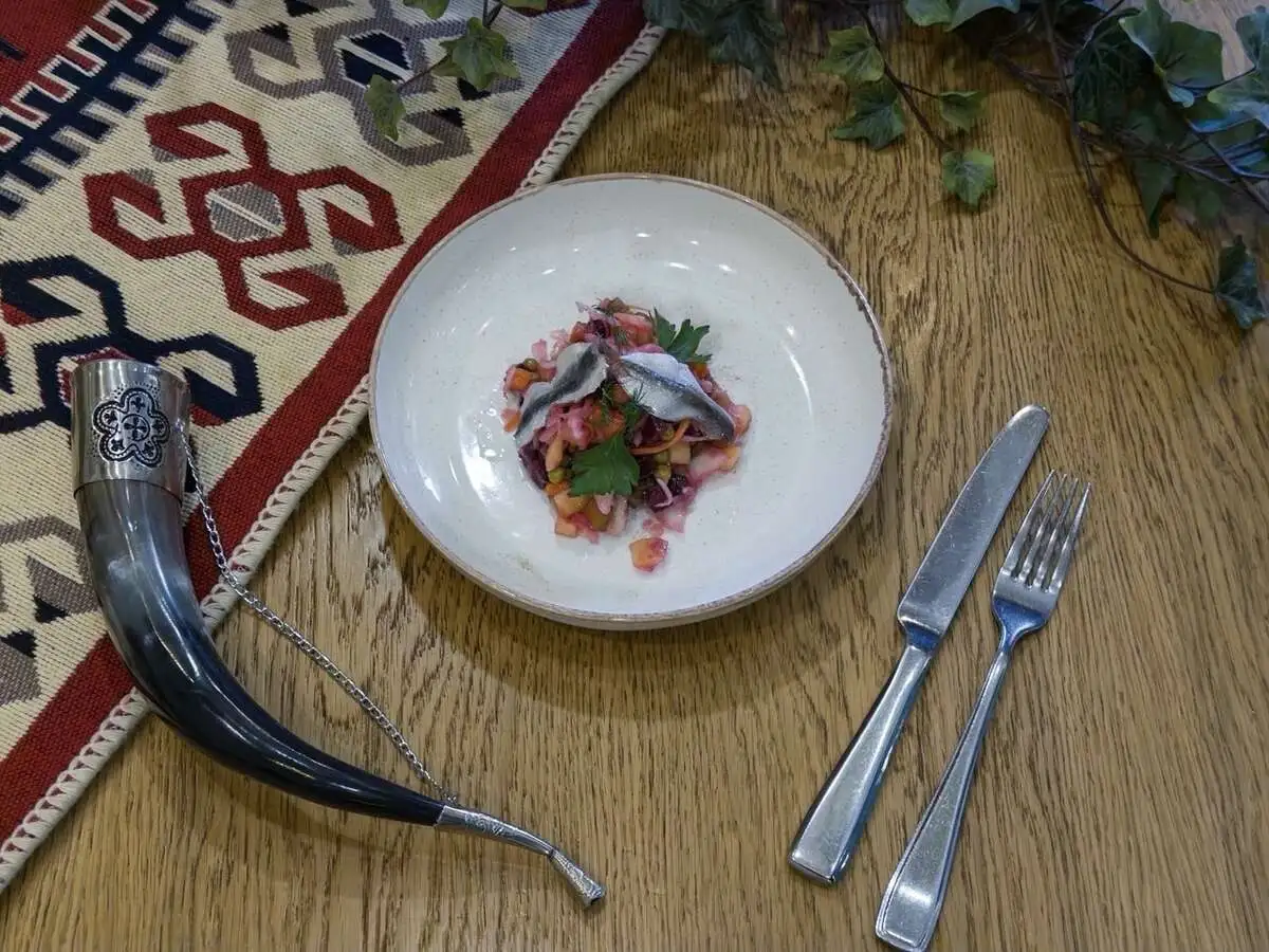 Винегрет с балтийской килькой