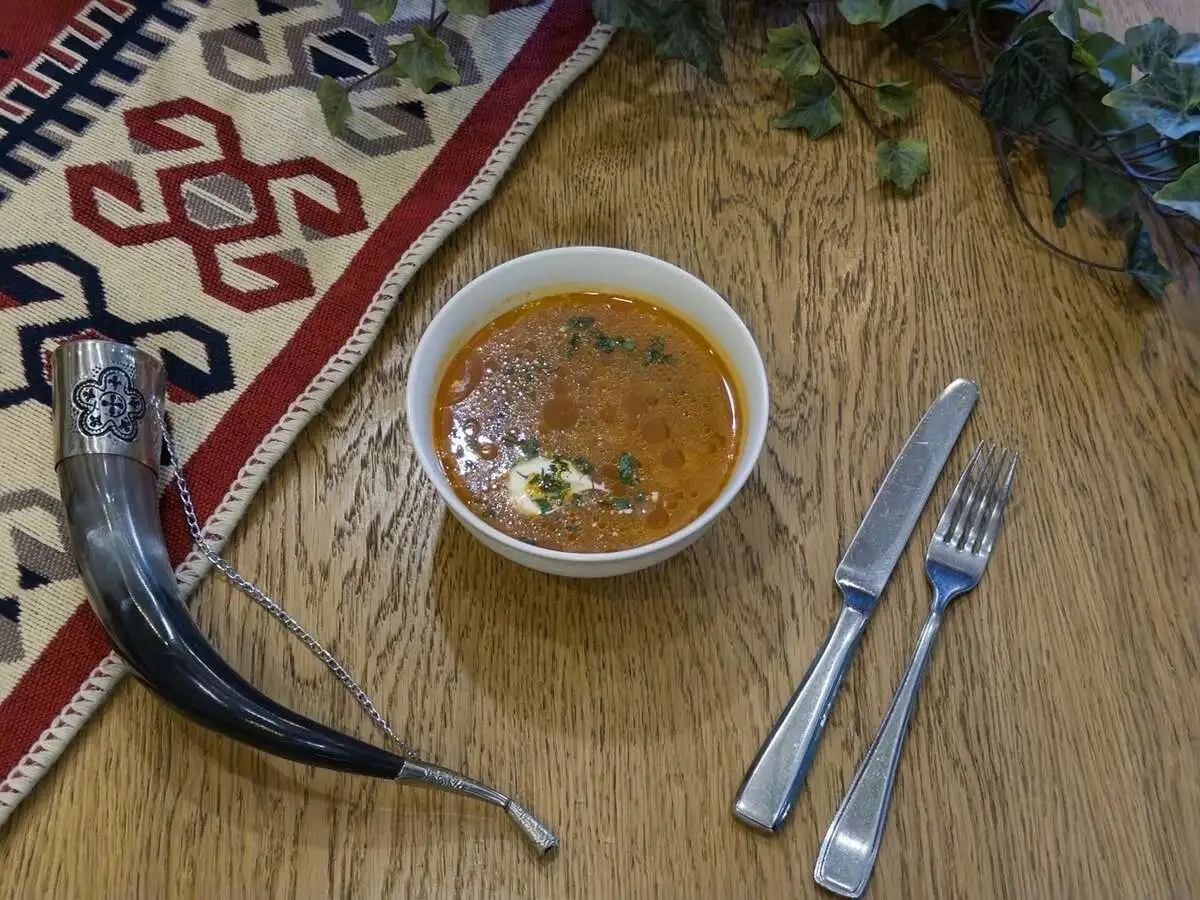 Рассольник с цыпленком