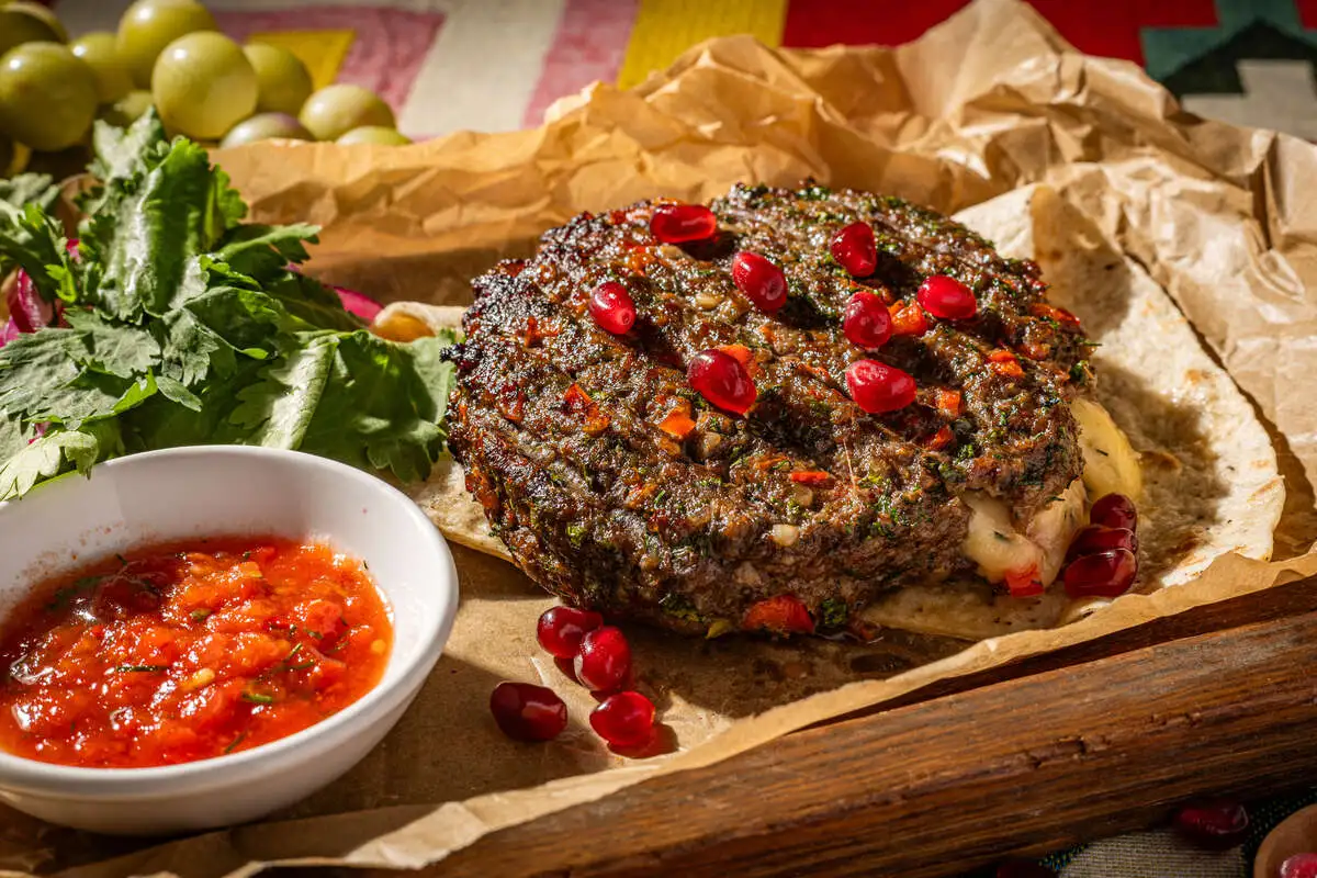 Абхазура из баранины с сыром