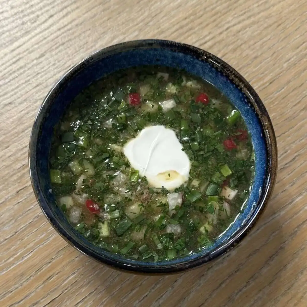 Окрошка на квасе