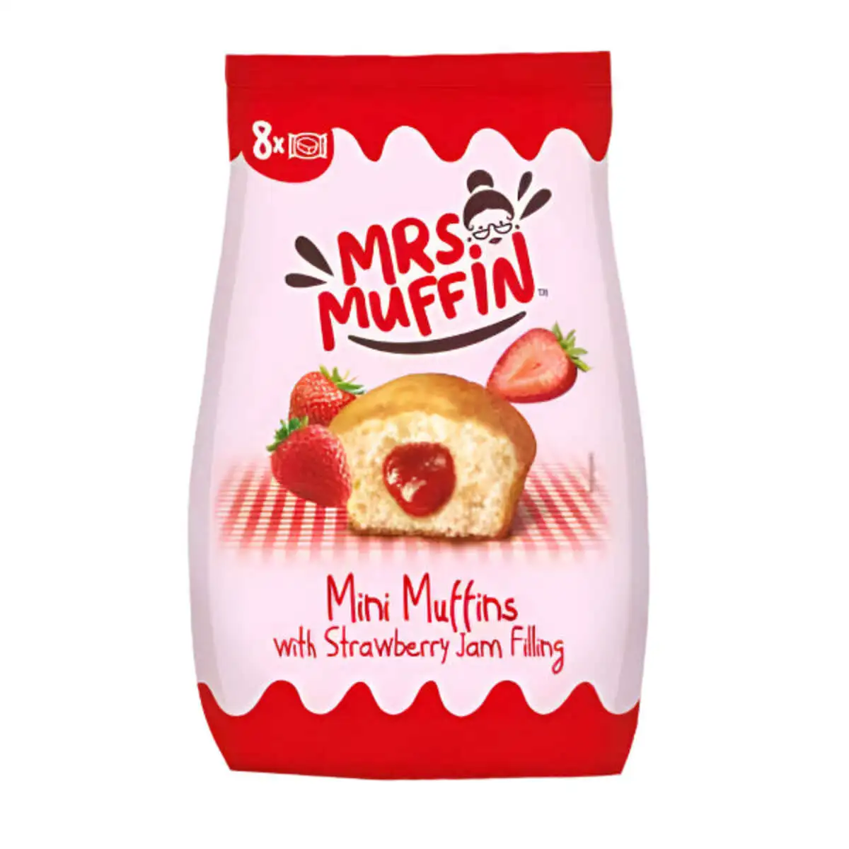 MR.BROWNIE MINI MUFFINS (WITH STRAWBERRY JAM)