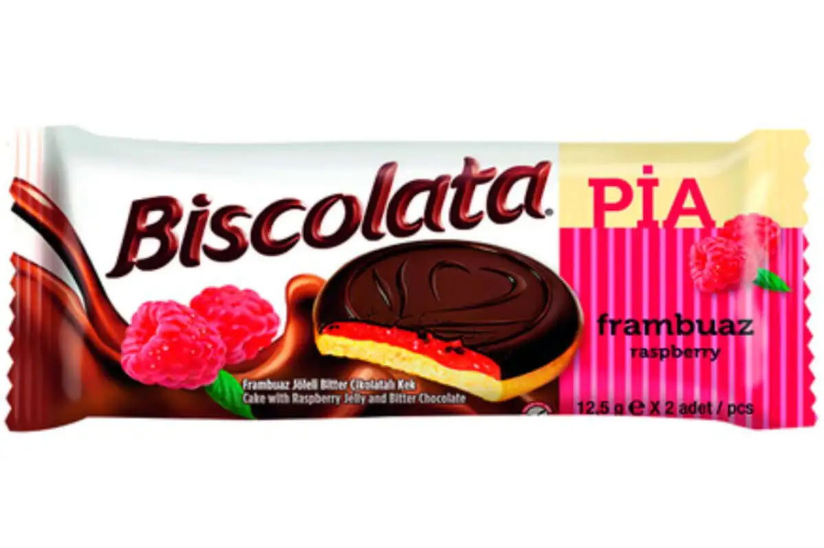 BISCOLATA PIA RASPBERRY AMADA 100 QR