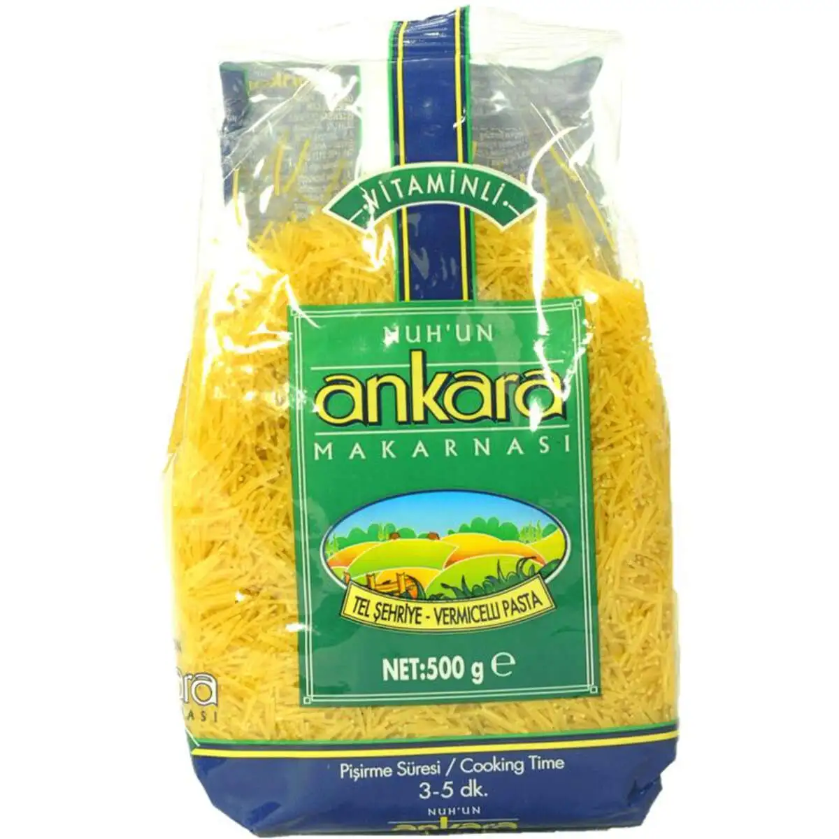 MAKARON ANKARA VIT 500GR TEL