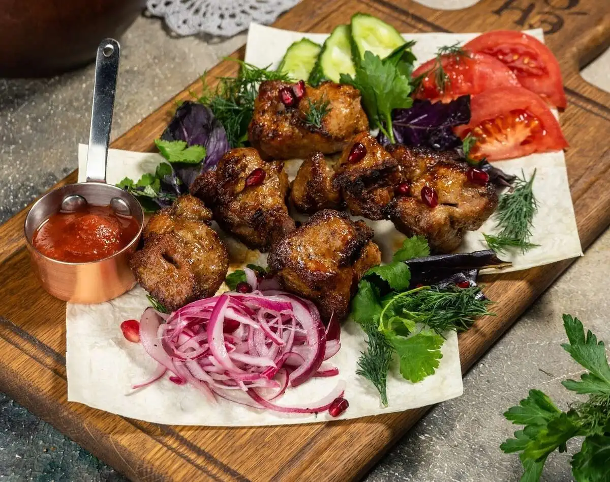 Шашлык из свиной шеи