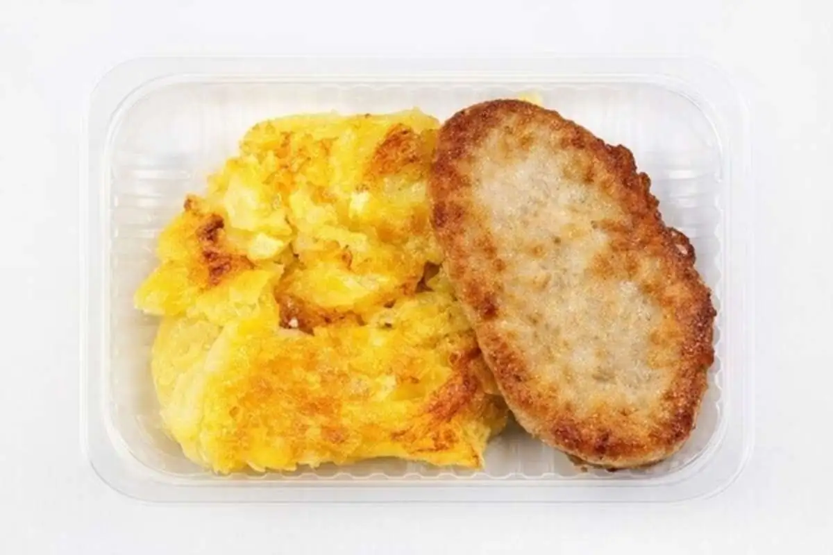 Котлета куриная с картофелем запечённым