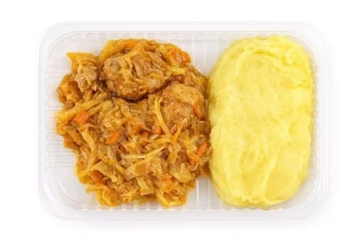 Бигус с картофельным пюре