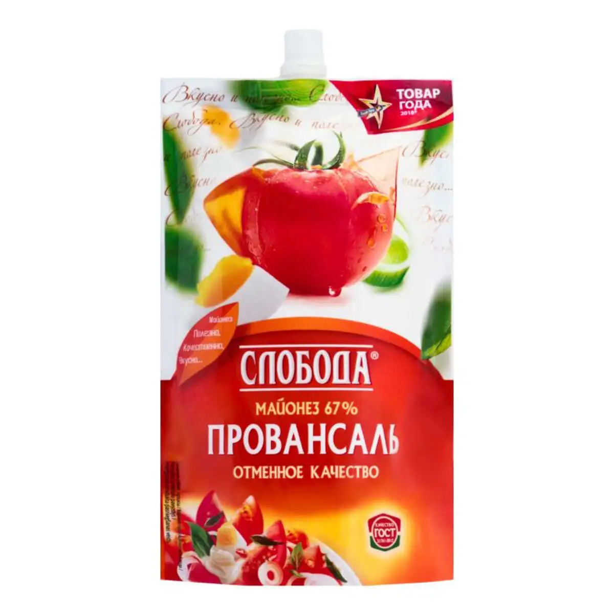 MAYONEZ PROV.SLOBODA 67% 400ML PB.