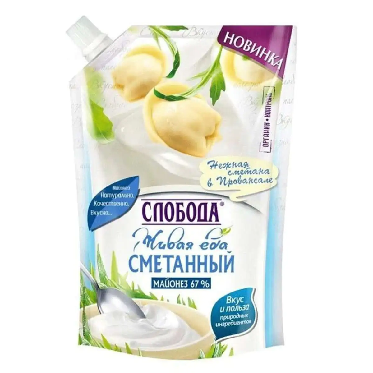 MAYONEZ SLOBODA 800ML SMETANLI 67% 0123