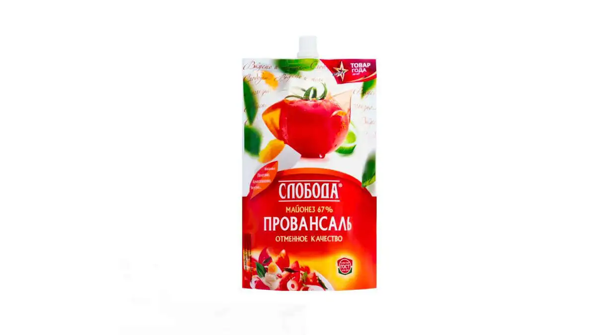 MAYONEZ SLOBODA 400ML SMETANLI  67% 8045