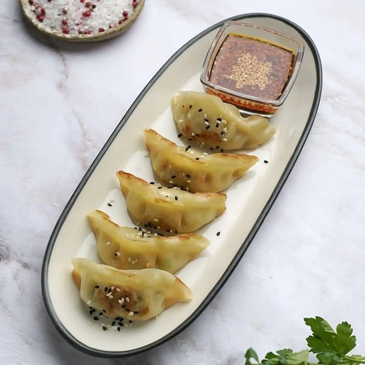 Гедза с креветками
