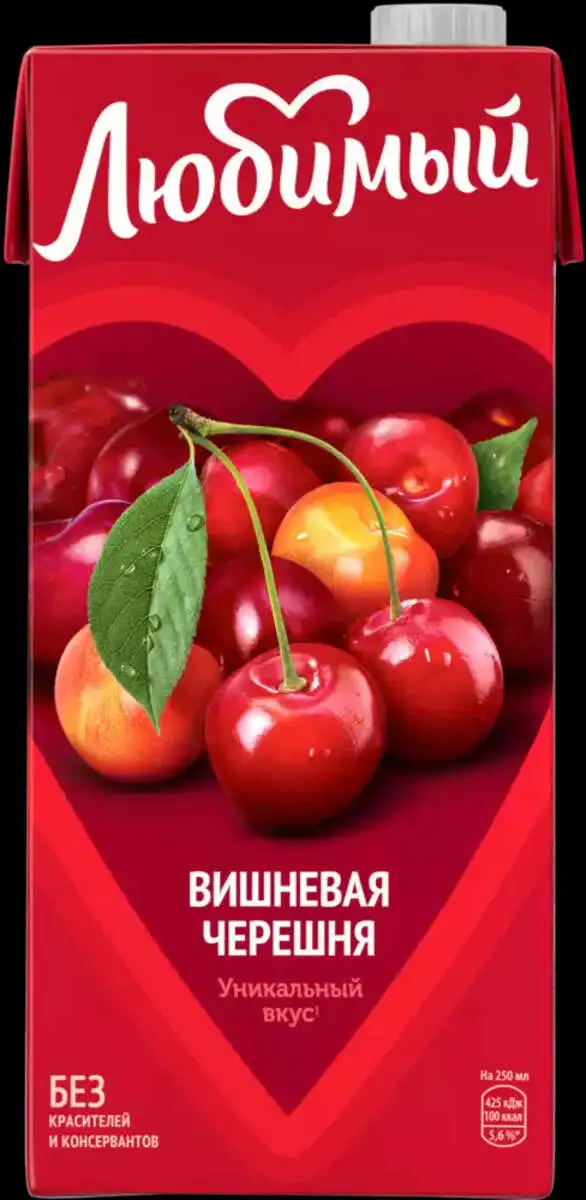 SOK LYUBIMIY 0.95L YABLOKO-PERSIK 4531