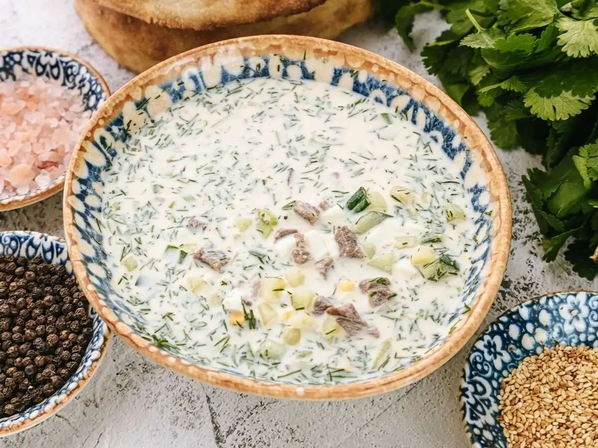 Окрошка на айране