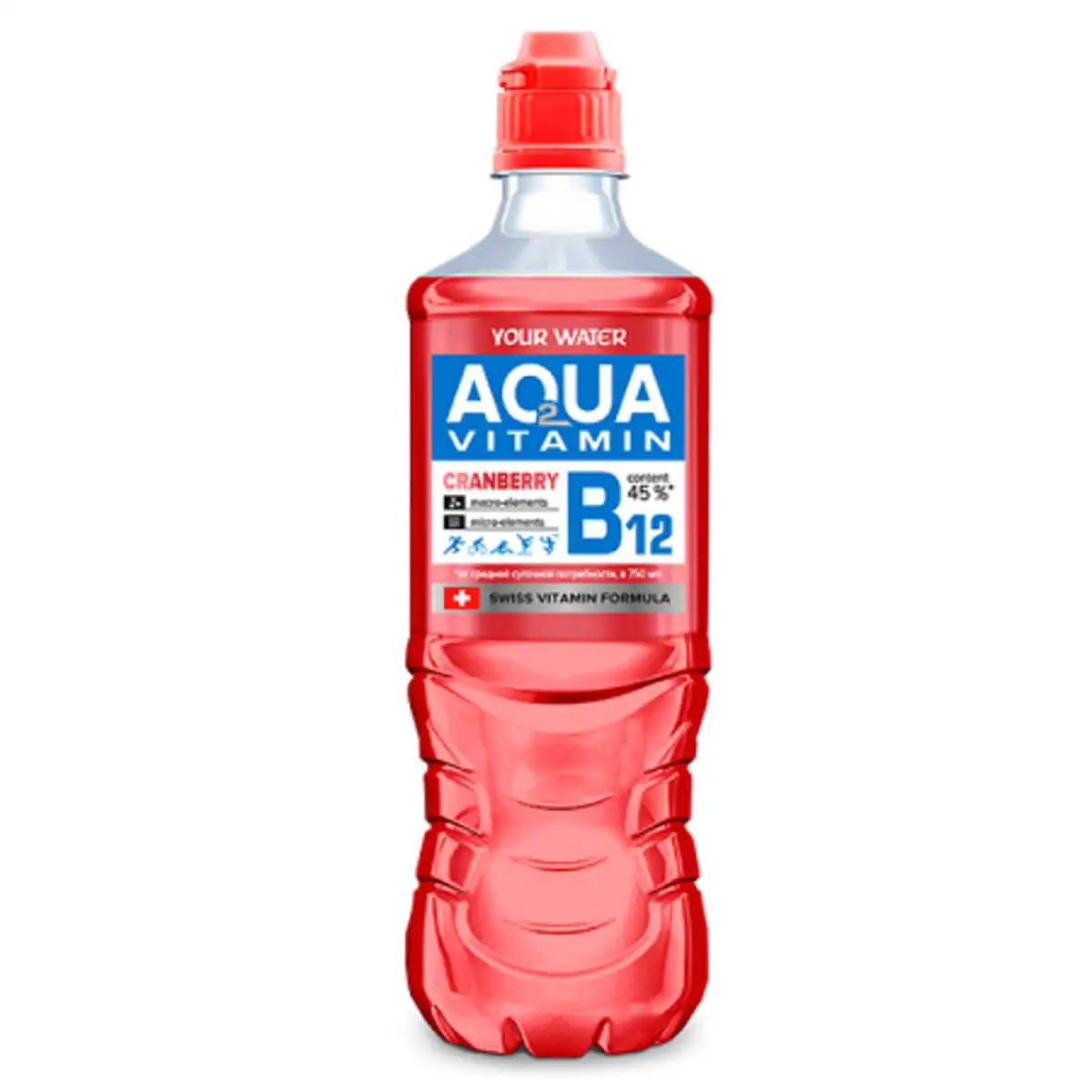 SU AQUA VITAMIN SPORT KLYUKVA B12 750ML