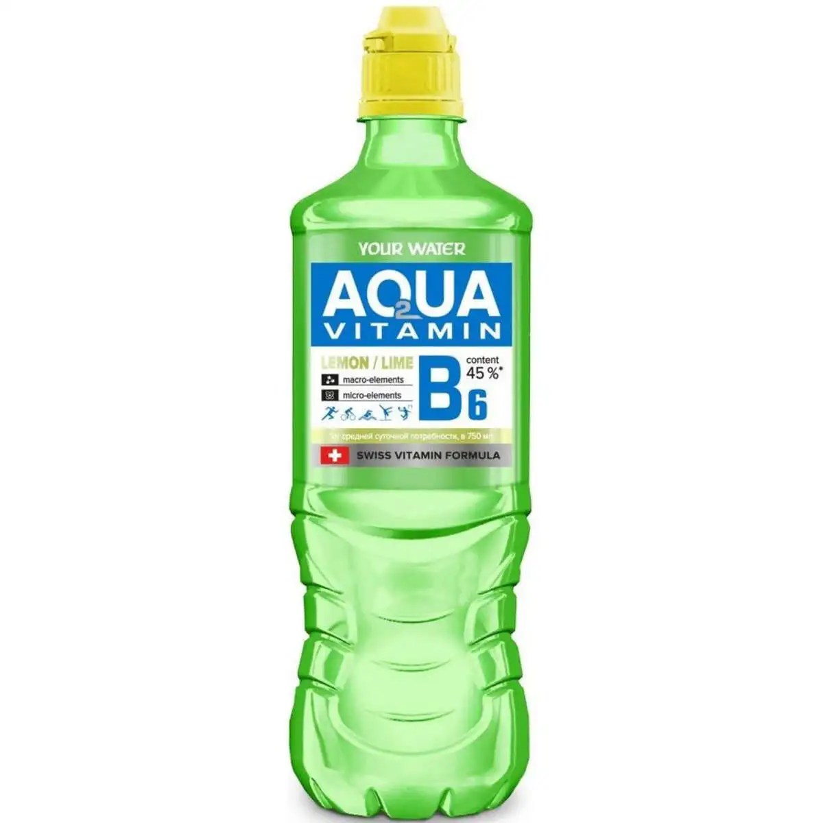 SU AQUA VITAMIN SPORT LIMON LIME B6 750ML