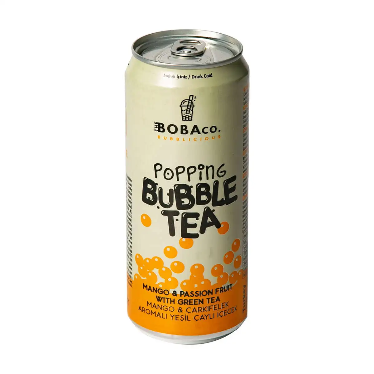 BOBACO BUBBLE TEA MANGO PET 330 ML*12