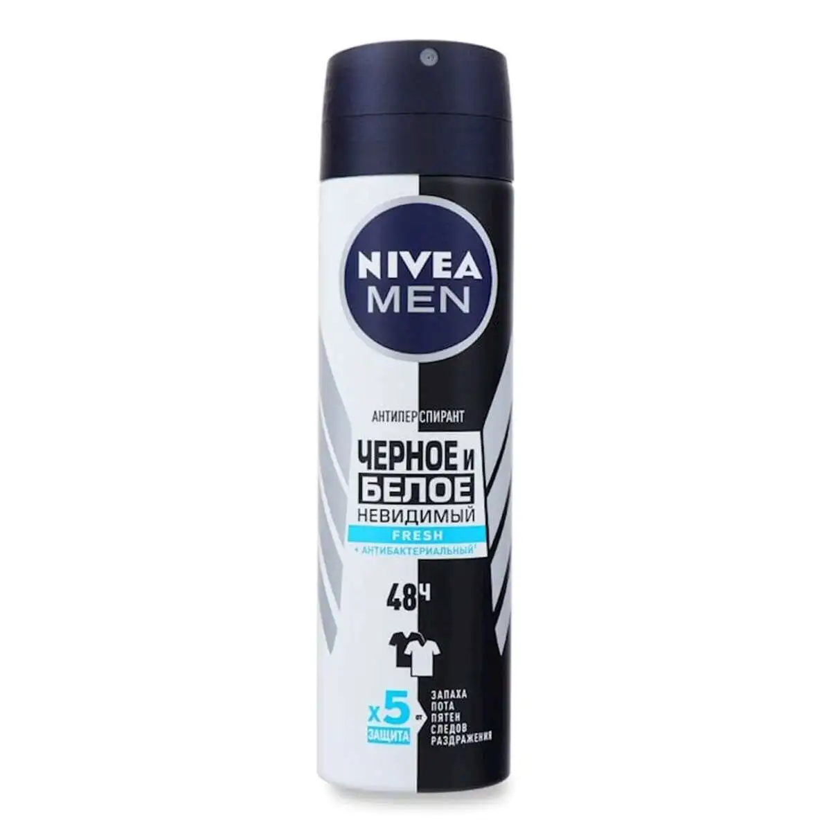 NIVEA ANTIP.NEVIDIMIY CHERNO-BELOGO FRESH M.150ML