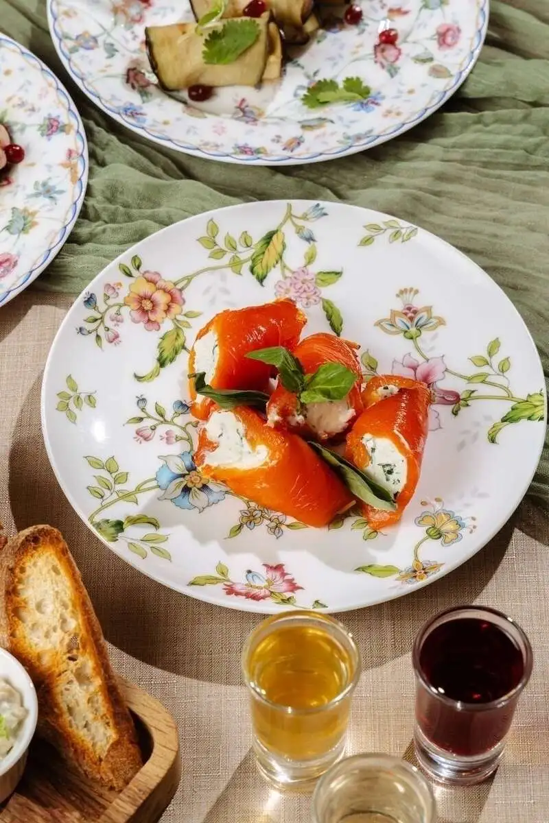 Перцы печеные с сыром