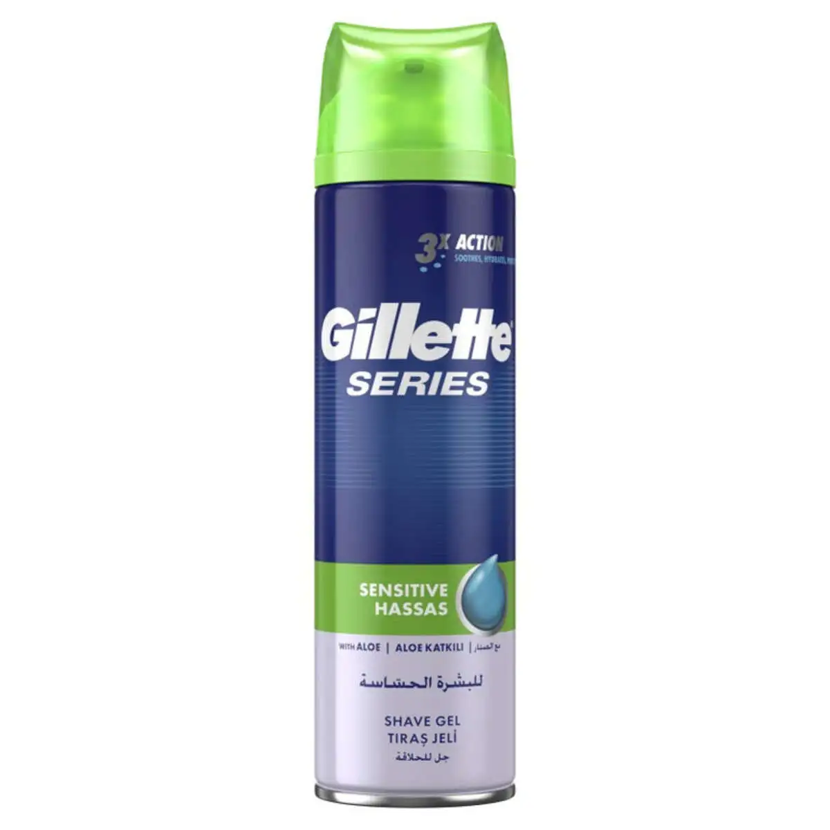 GILLETTE SENSITIVE GEL 200ML (ED.)